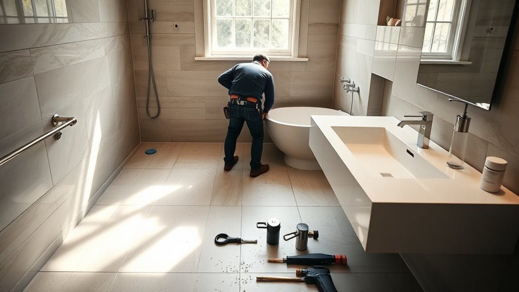 Bathroom installation in Clapham Old Town