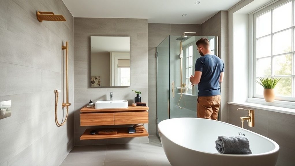 Bathroom installation in Abbeville Village